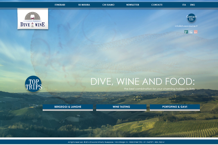 home page sito web
