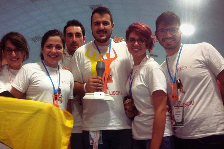 Premiazione Primo posto Coppa Nazionale Meeting CRI 2015