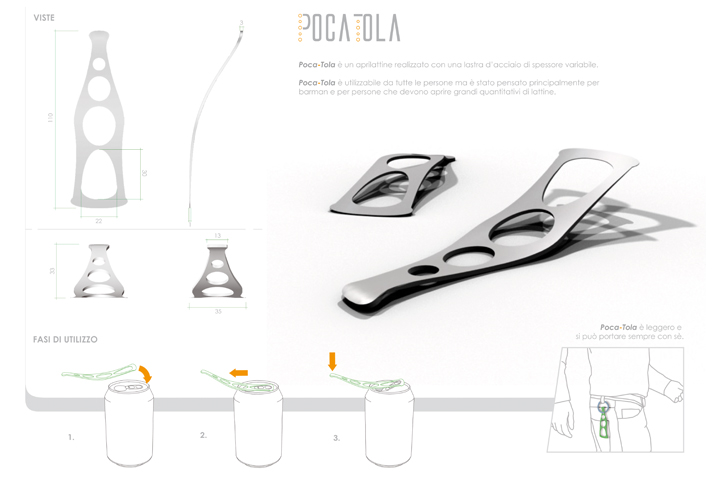 specifiche tecniche e modalità d'uso di Poca-Tola