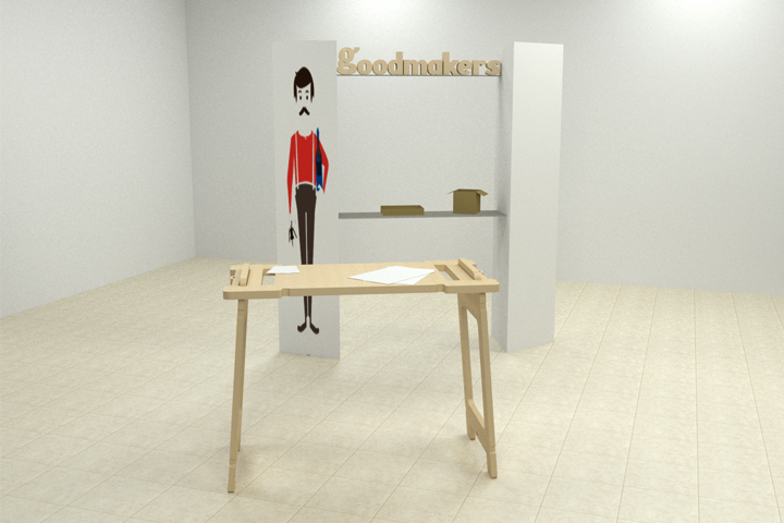 stand Goodmakers per il salone Slow Wine 2012