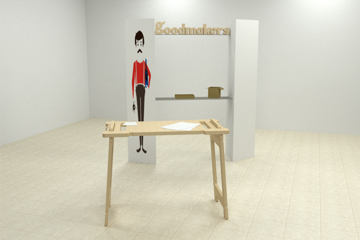 stand Goodmakers per il salone Slow Wine 2012