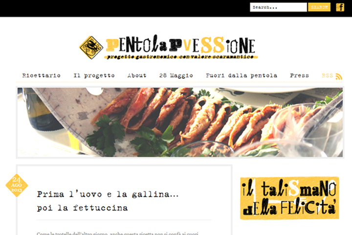 home page del blog pentolapvessione.it